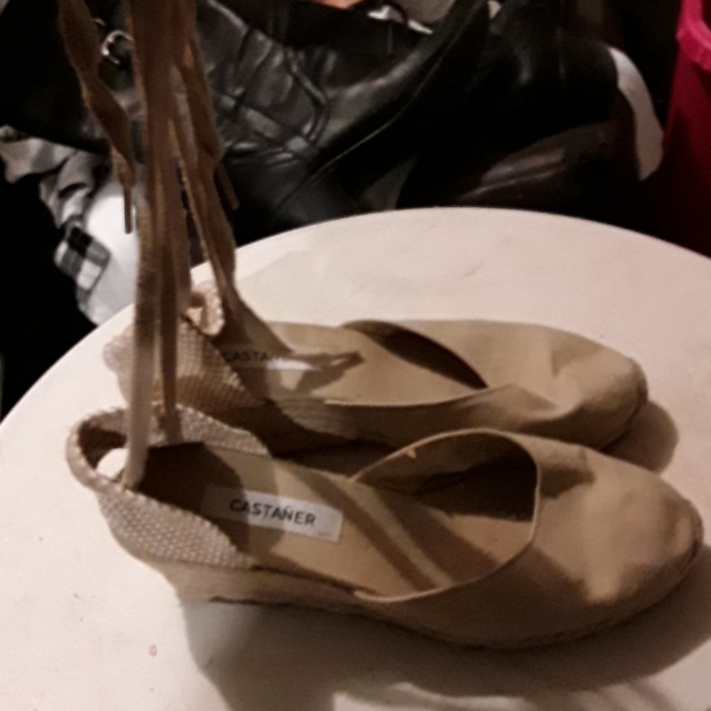 Worn once castaner sandals